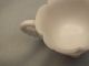 Chinese White Hardstone Cup & Saucer With Raised Floral Decor 20thc (a) Jade/ Hardstone photo 3