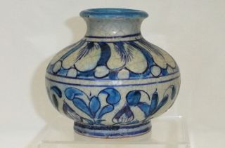 18/19thc Iznik Persian Turkish Islamic Small Globular Vase photo