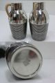 Japanese Fablous Unused Sake Pots & Sake Cups Made Of Pure Tin Other photo 3