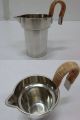Japanese Fablous Unused Sake Pots & Sake Cups Made Of Pure Tin Other photo 5