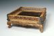 Antique Chinese Carved Bone And Wood Tray With Inlay + Silver Accents Boxes photo 1