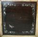 Antique Chinese Carved Bone And Wood Tray With Inlay + Silver Accents Boxes photo 7