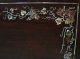 Antique Chinese Carved Bone And Wood Tray With Inlay + Silver Accents Boxes photo 8