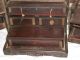 300 Year Old Rare Chinese Cherry Wood Jewellery Makeup Box Early 18th Century Boxes photo 1
