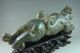 1490g Antique Chinese Hetian Jade Tiger Beast Statue Other photo 5