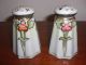 Stunning 1930 ' S Art Nouveau Hand Painted Salt And Pepper 3 Pc Set From Japan Other photo 2