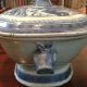 Large Antique Chinese Export Blue And White Boars Head Tureen - 18c Bowls photo 4