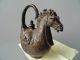 Chinese Bronze Teapot Carven Horse Shape Mouse Spout Old Exquisite Teapots photo 1