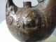 Chinese Bronze Teapot Carven Horse Shape Mouse Spout Old Exquisite Teapots photo 6