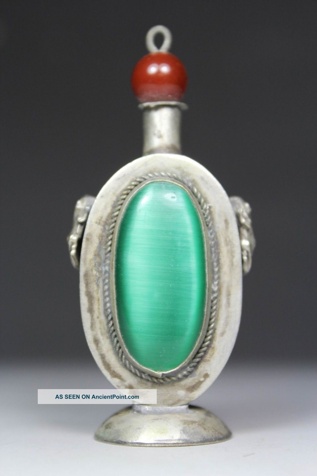 Chinese Handwork Frog Old Jade Snuff Bottle Snuff Bottles photo