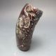 Old Antiques Chinese 100% Ox Horn Hand Pine Tree Dragon Jiao Cup Nr/pc2035 Other photo 1