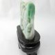 100% Natural Jadeite A Jade Statues (with Auth Certificate) - Fish&man Nr/pc1120 Other photo 5