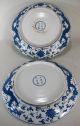 Pair Signed Chinese Blue White Dragon Decorated Charger Bowl Ming Dynasty Style Plates photo 11