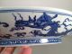 Pair Signed Chinese Blue White Dragon Decorated Charger Bowl Ming Dynasty Style Plates photo 7