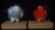 Pair Of Japanese Doll Keshi,  Tokyo Area 1970 ' S,  Miniature 1.  5 Inches Tall Dolls photo 6