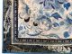 Antique Chinese 1800 - Th Blue Silk Panel. Robes & Textiles photo 1