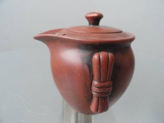 Chinese Red Enameled Pottery Old Exquisite Unique Fancy Style 3 photo