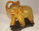 Very Fine 20th Century Hand Carved Chinese Soapstone Elephant Statue No Res Elephants photo 1