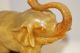Very Fine 20th Century Hand Carved Chinese Soapstone Elephant Statue No Res Elephants photo 4
