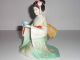 Tokutaro Tamai Maiden Of The Tresured Tea,  Rare,  Franklin Porcelain 1984 Statues photo 1