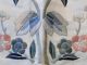 Antique Chinese 1700th White Silk Peony Panel.  (second Of Pair) Robes & Textiles photo 5