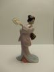Tokutaro Tamai,  Maiden Of The Fluttering Fan,  Rare,  1984 Franklin Porcelain Statues photo 1