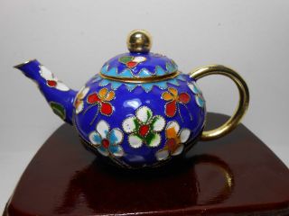 China ' S Delicate Cloisonne Teapot photo