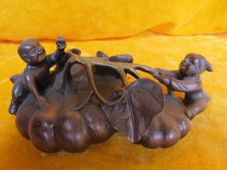 Melon Exquisite Statues Bronze Chinese Antique photo