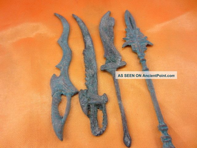 Collection Antique Chinese Bronze Strong Sword Shape18 As Weapon Free Shipiingf3 Other photo