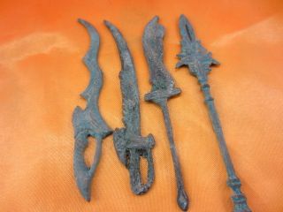 Collection Antique Chinese Bronze Strong Sword Shape18 As Weapon Free Shipiingf3 photo