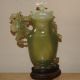 Amazing Fine 19th Century Chinese Carved Jade Vase Other photo 7