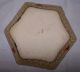 1880 - 1890 Japanese Kutani Oribe Fabric Marked Impressed Stoneware Dish Signed Bowls photo 4