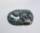 Chinese Hetian Black Green Jade Carved Tiger Pendant Nr Other photo 4