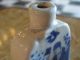Antique Chinese Blue & White Porcelain Snuff Bottle Signed / Marked On 1 Side Snuff Bottles photo 6