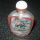 Antique Reverse Painting On Glass Japanese Snuff Bottle Snuff Bottles photo 3