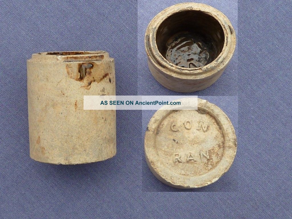 4cm Tall Ceramic Con Ran Jar Pots photo