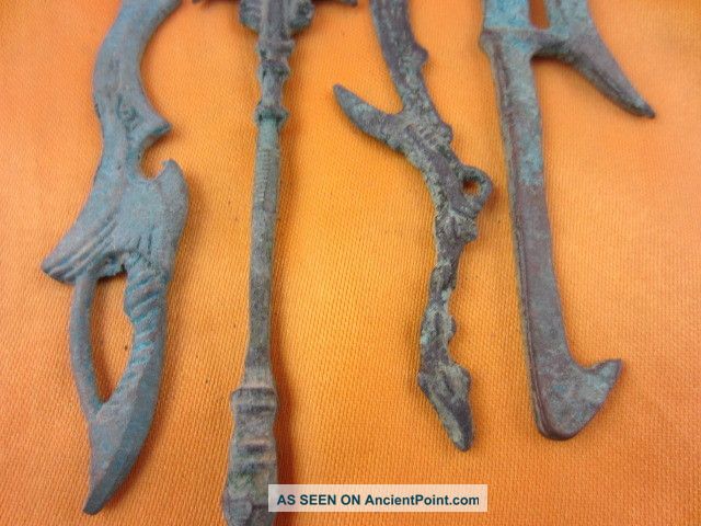 Chinese Bronze Collection Fighting 18 As Weapon Long Antique Exquisite Kinfe F7 Other photo