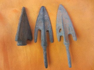 Chinese Bronze Collection Long Arrowheads Sword Weapon Group Antique Exquisiteco photo