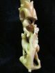 Detailed 19thc Carved Bone Page Turner.  Mother & Cub Foxes Lovely & Rare Other photo 3