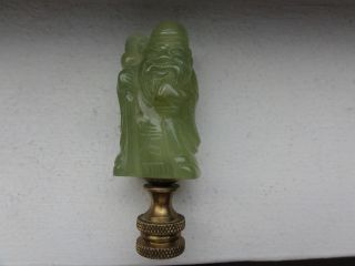 Fince Chinese Lame Top Carved With Jade photo