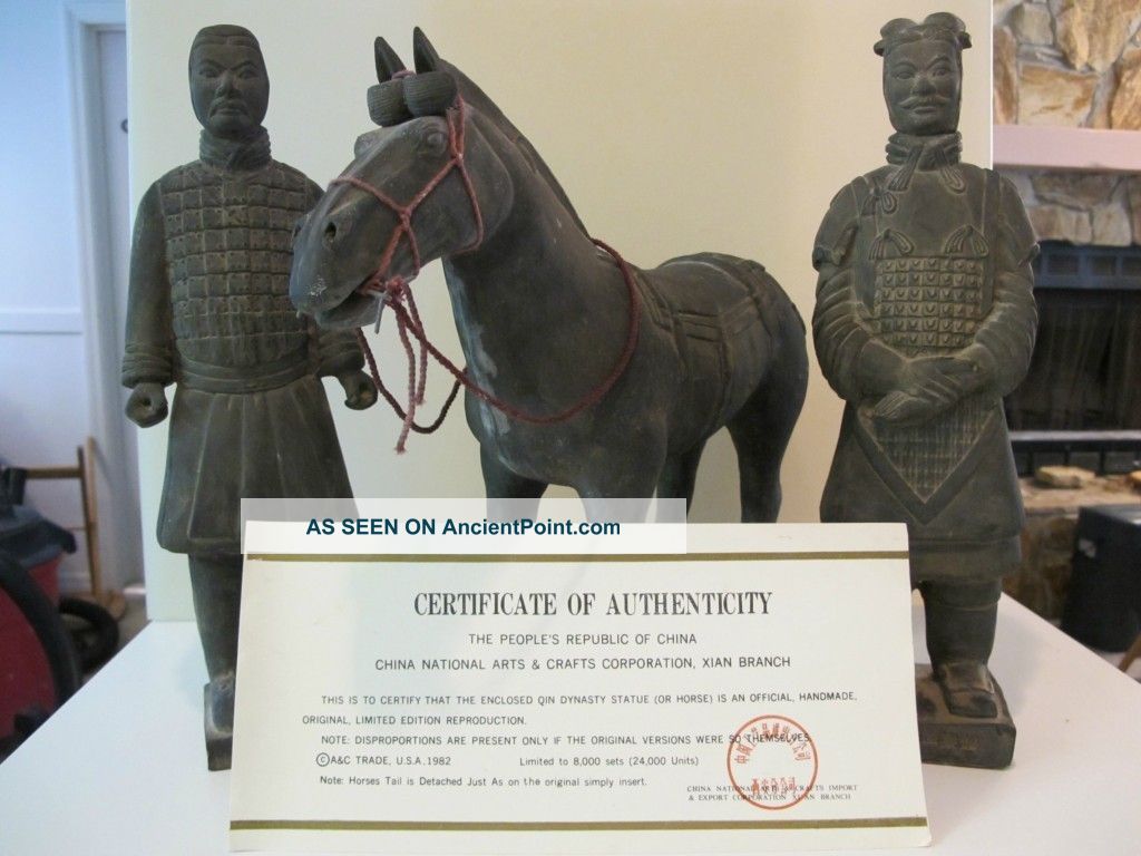 Terracota Qin Dynasty Statues And Horse Other photo