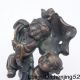 Pair Lotus Boy&girl Bronze Statue Chinese Antique Other photo 3