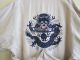 Antique Raw Silk Robe,  Made In Shanghai,  1920 ' S Dragon Motif Robes & Textiles photo 1