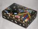 Vintage Japanese Cloisonne Hinged Enamel Box - Mid To Early 20th Century Boxes photo 2