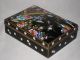 Vintage Japanese Cloisonne Hinged Enamel Box - Mid To Early 20th Century Boxes photo 3
