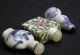 Lot 3x Chinese Antique Porcelain Snuff Bottles 20th Century Or Earlie + Stopper Snuff Bottles photo 8