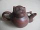 Chinese Yixing Zisha Teapot Monkey Shape Vivid Head Lid Exquisite Teapots photo 5