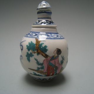 19 - 20 Century China Pastels,  Enamel Glaze Snuff Bottles photo