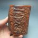 Old Antique 18 - 19th Chinese Ox Horn Carved Old Man&pine Tree Jiao Cup Nr/pc2196 Other photo 4