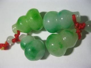 On Sale 4 Pics Chinese Jade Pendant /hanging /gourd photo